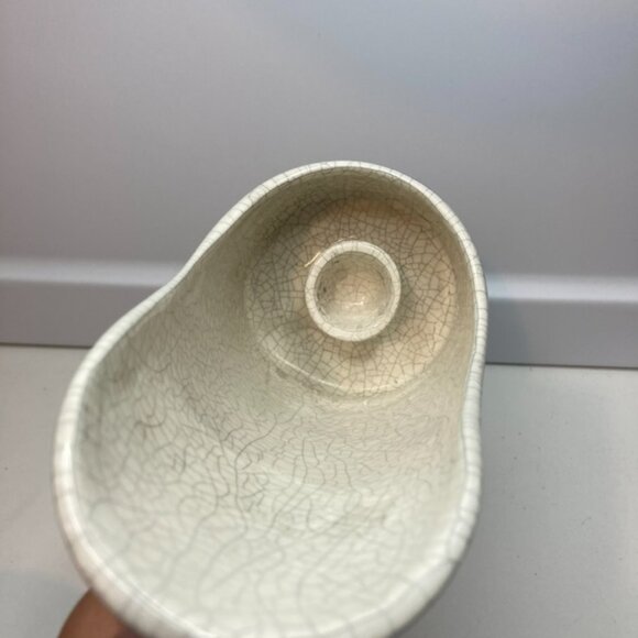 Vintage Dedham Pottery Potting Shed Rabbit Chamberstick Style Candle Holder - Picture 5 of 8